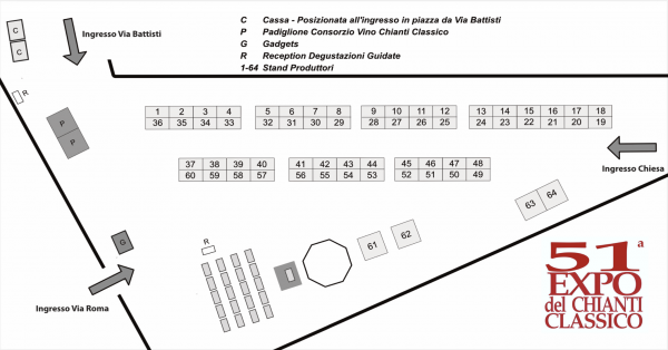 Mappa degli stand 2023